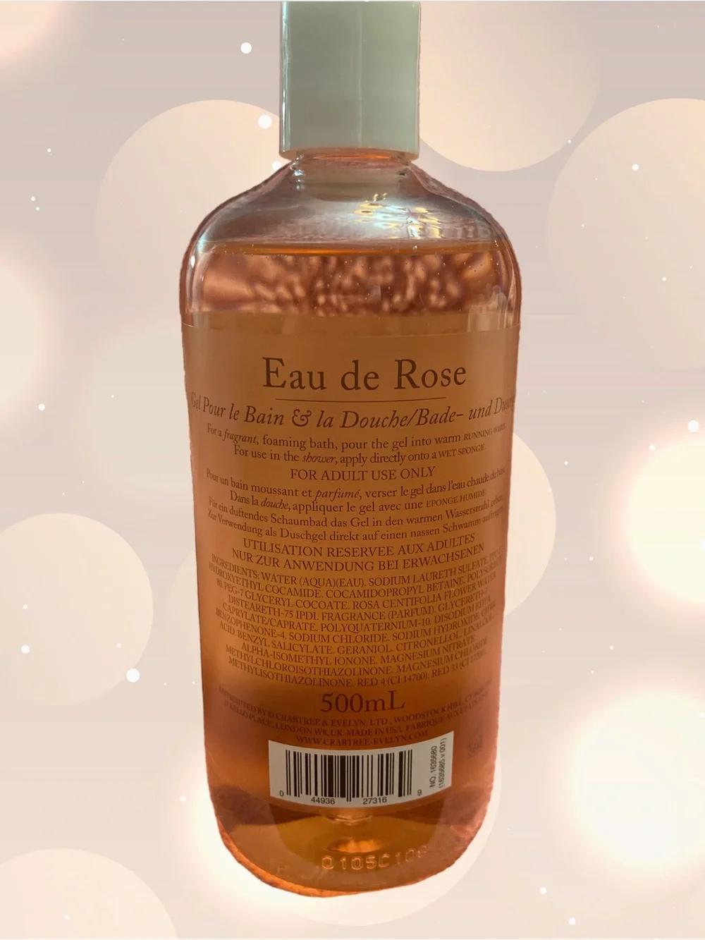 Crabtree & Evelyn Rosewater Bath & Shower Gel — Discontinued Original